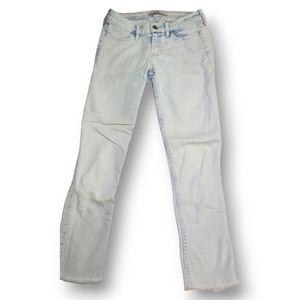 HOLLISTER Light Wash Skinny Ankle Jeans size 24
